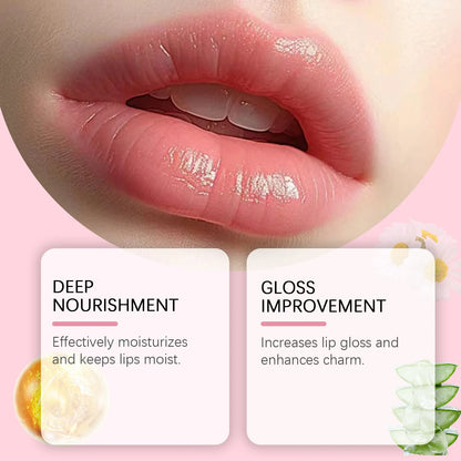 Ouhoe 5ml Long Lasting Lip Plumper Oil Instant Volumising Reduce Melanin Dead Skin Repair Dry Brightening Lip Color Lipgloss Oil