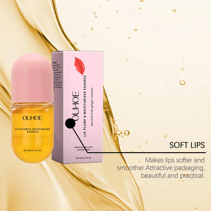 Ouhoe 5ml Long Lasting Lip Plumper Oil Instant Volumising Reduce Melanin Dead Skin Repair Dry Brightening Lip Color Lipgloss Oil