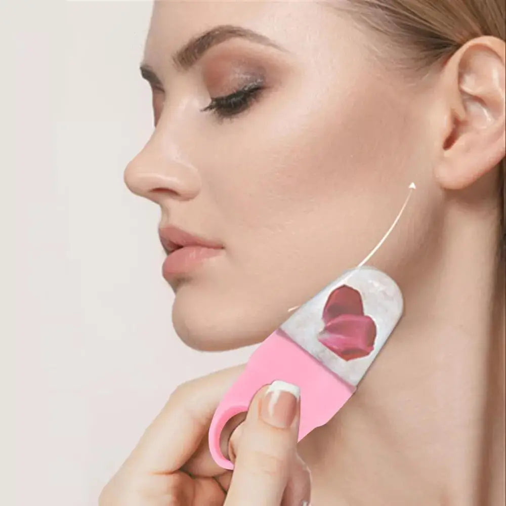 Massager Ice Cube Mold Facial Silicone Contour Roller Face Skin Eye Care Lifting