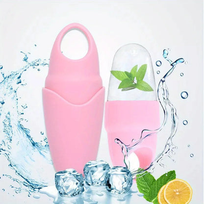 Massager Ice Cube Mold Facial Silicone Contour Roller Face Skin Eye Care Lifting