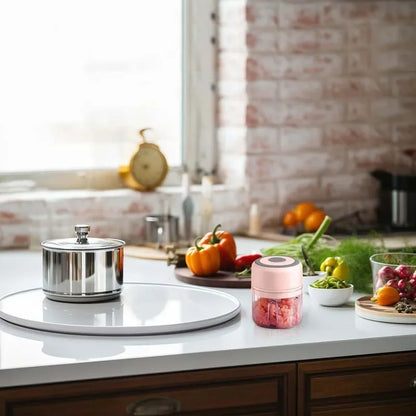 Electric Mini Garlic Chopper,100/250ML Food Chopper Garlic Mincer USB Garlic Chopper,Chili Chopper,Portable Small Food Processor