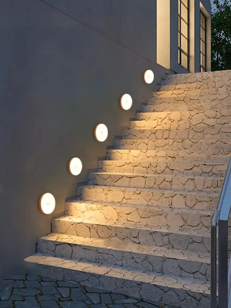 Night light induction lamp Intelligent LED lamp with human body sensor night light USB magnetic suction wireless closet lamp