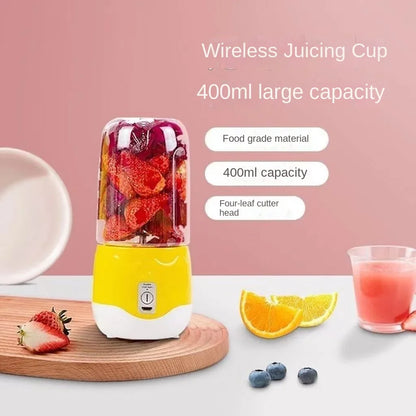 Portable Blender USB Rechargeable Mini Juicer Blender Household  Mixer Machine For Juices Shakes And Smoothies Juice Extractor