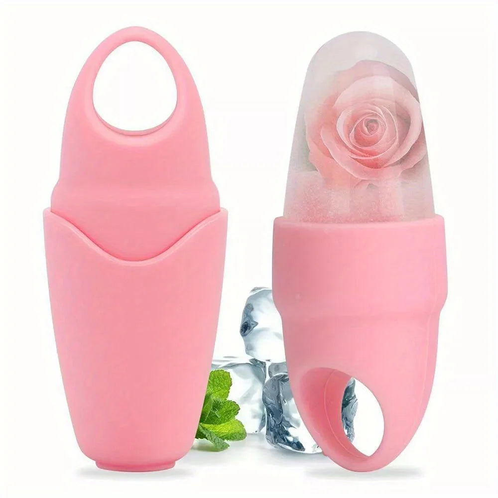 Massager Ice Cube Mold Facial Silicone Contour Roller Face Skin Eye Care Lifting