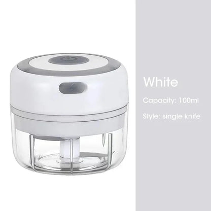 Electric Mini Garlic Chopper,100/250ML Food Chopper Garlic Mincer USB Garlic Chopper,Chili Chopper,Portable Small Food Processor