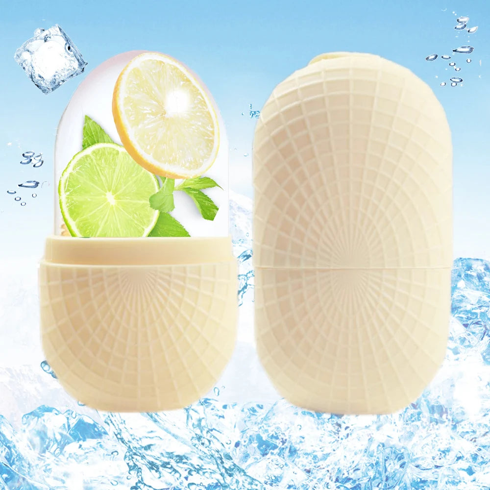 Silicone Ice Cube Trays Beauty Lifting Ice Ball Face Massager Contouring Eye Roller Facial Treatment Reduce Acne Skin Care Tool