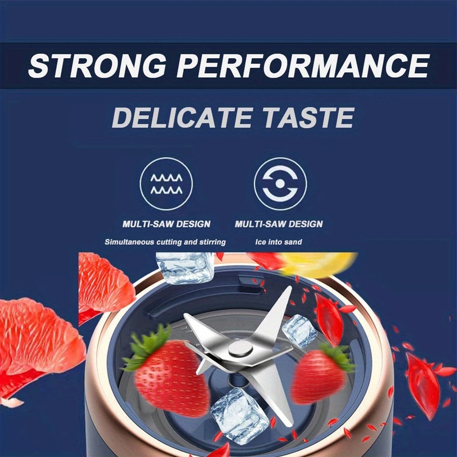 6 Blades Portable Fruit Juice Blenders Summer Personal Electric Mini Bottle Home USB Juicer Cup Machine For Kitchen