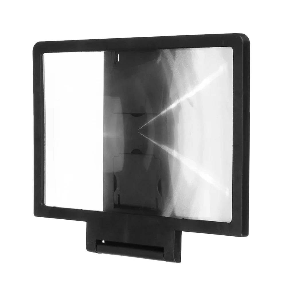3D Mobile Phone Screen Magnifier HD Amplifying Stand Folding Smartphone Holder Magnifying Glass Smartphone Holder